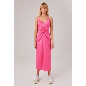 The Fifth Label Population Midi Dress Hot Pink 4